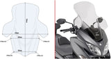 Transparent Wind-Screen - Givi Compatible With Suzuki An 400 Burgman (2017-2024)