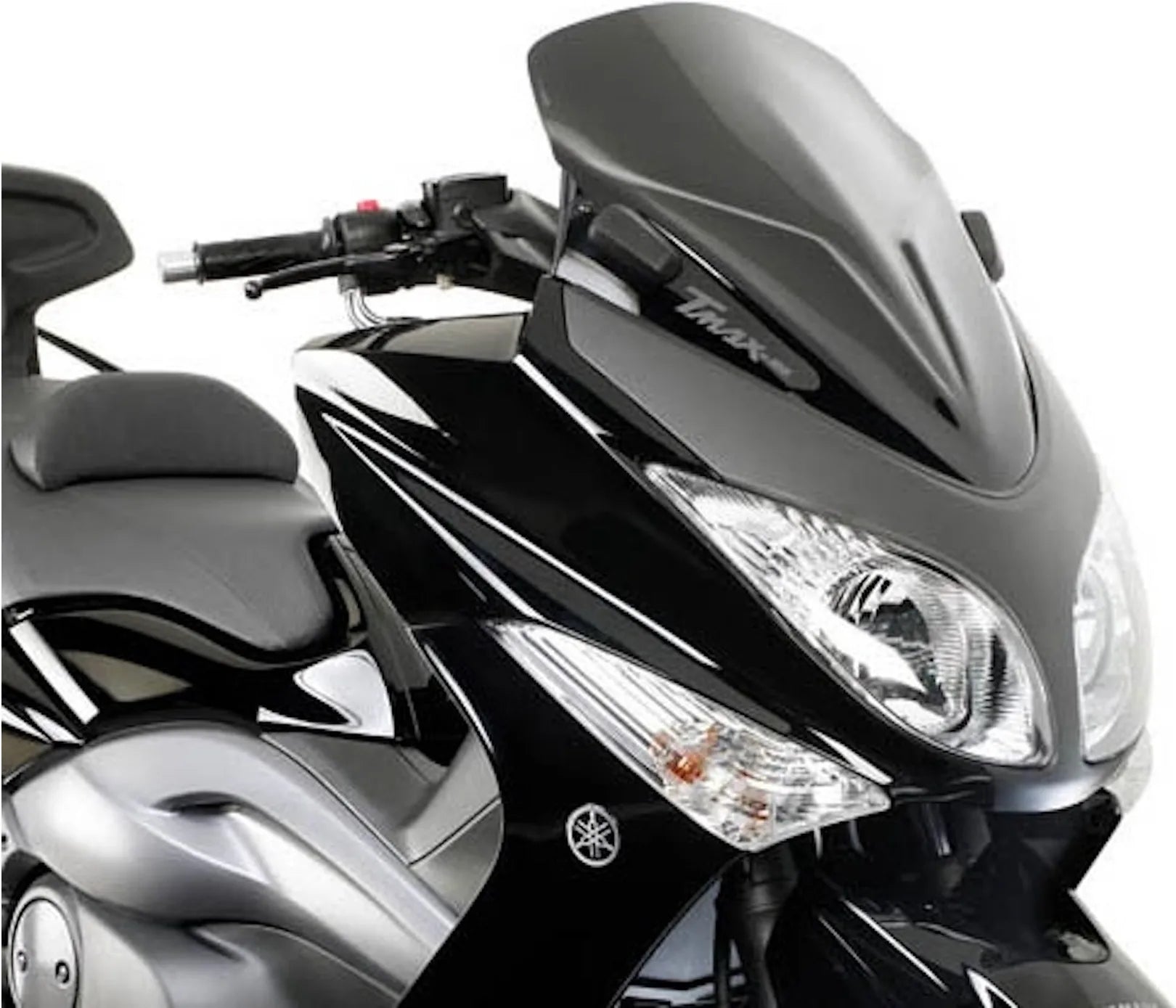 Black Low Sport Wind-Scree - Givi Compatible With Yamaha T-Max 500 (2008-2011)