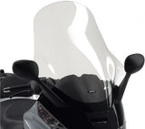 Transparent Wind-Screen - Givi Compatible With Piaggio X8 125 - 150 - 200 (2004-2010)