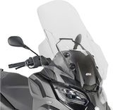 Transparent Wind-Screen - Givi Compatible With Piaggio Mp3 530 Exclusive Hpe (2022-2024)