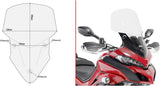 Transparent Wind-Screen - Givi Compatible With Ducati Multistrada 950 S (2019-2021)