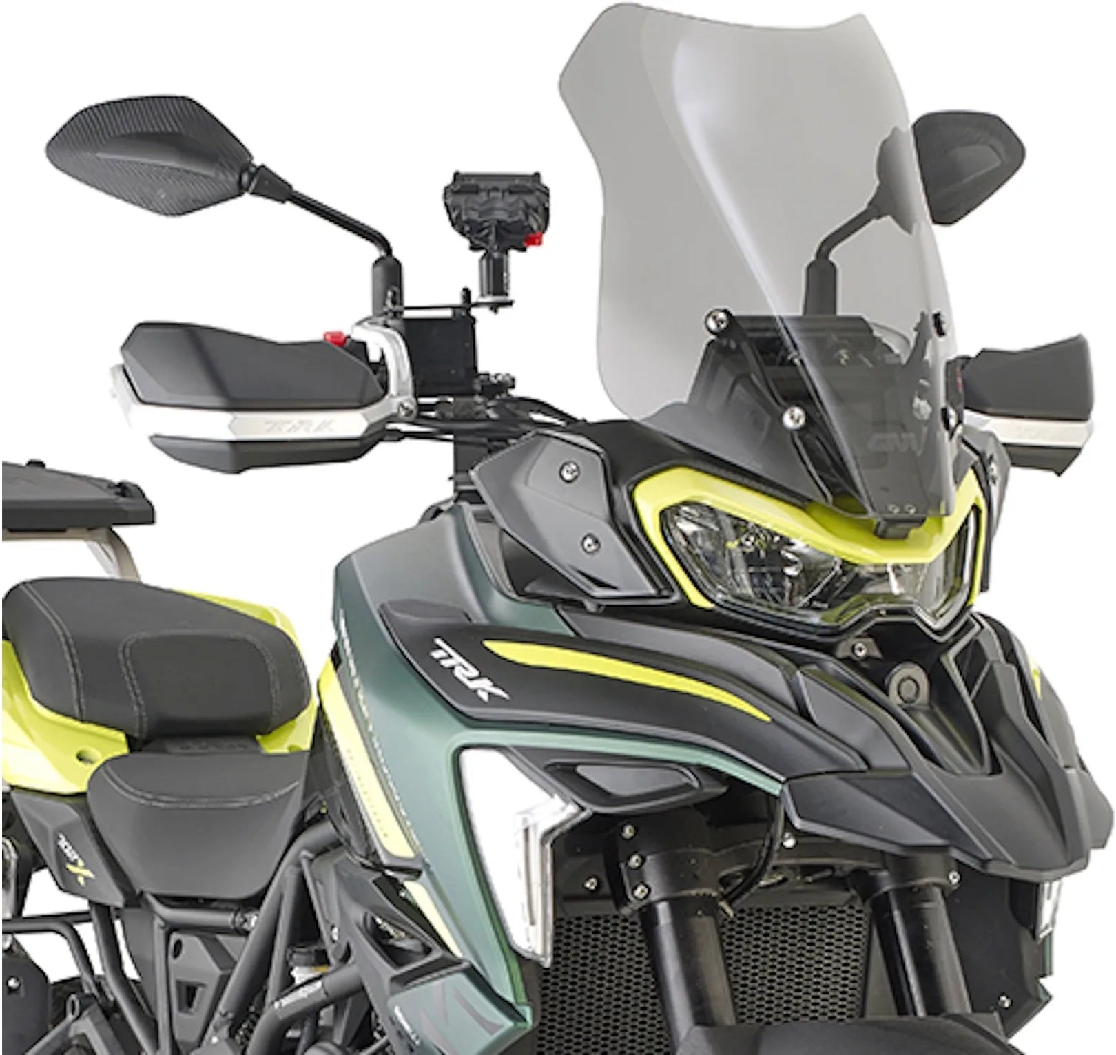 Smoked Wind-Scree - Givi Compatible With Benelli Trk 702 (2023-2024)