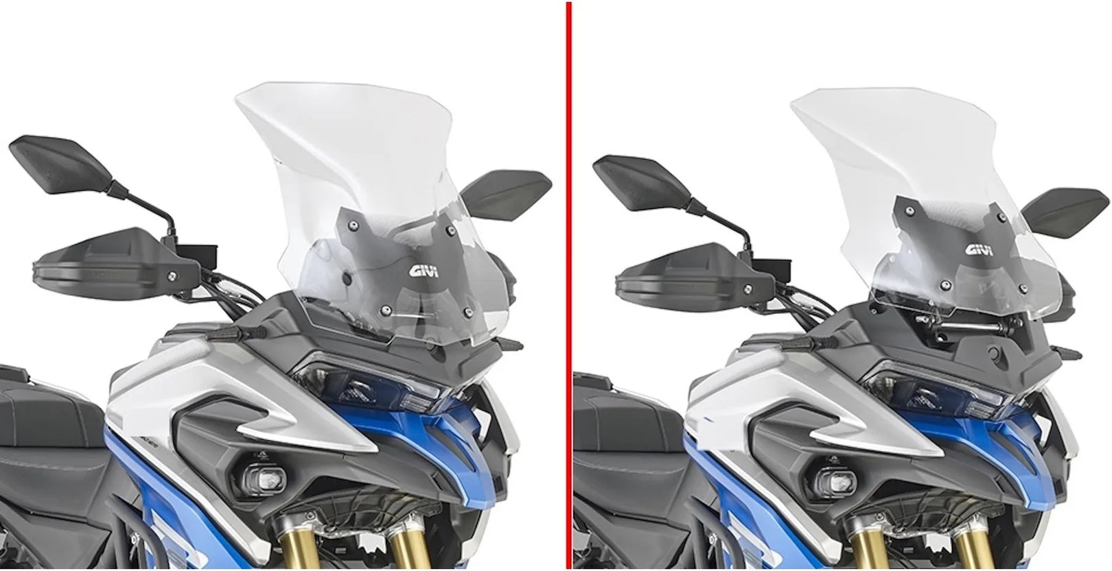 Transparent Wind-Screen - Givi Compatible With Voge Valico 525 Dsx (2023)