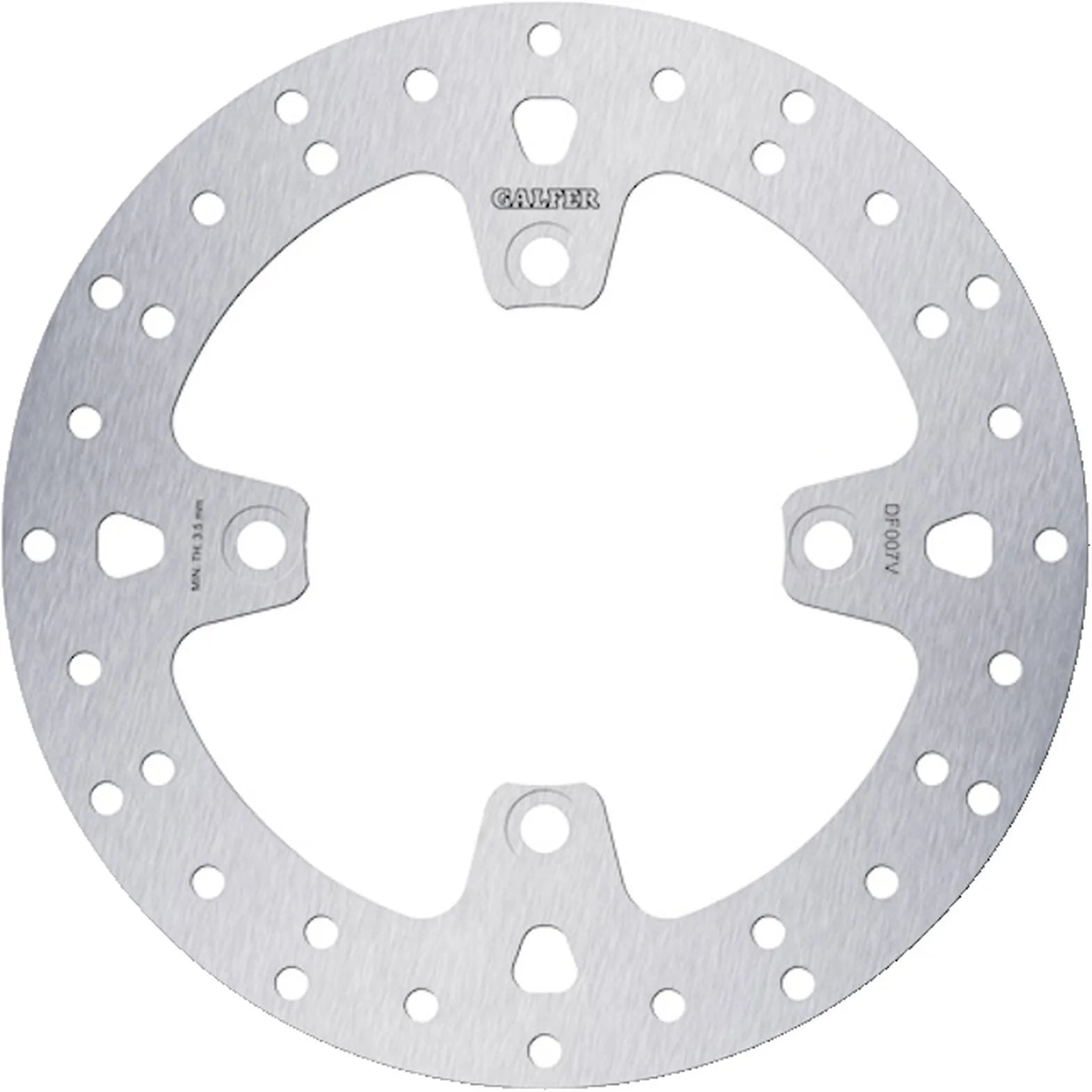 Rear Fixed Round Brake Disc - Galfer Compatible With Cagiva Elefant 900 Ie (1991-1992)
