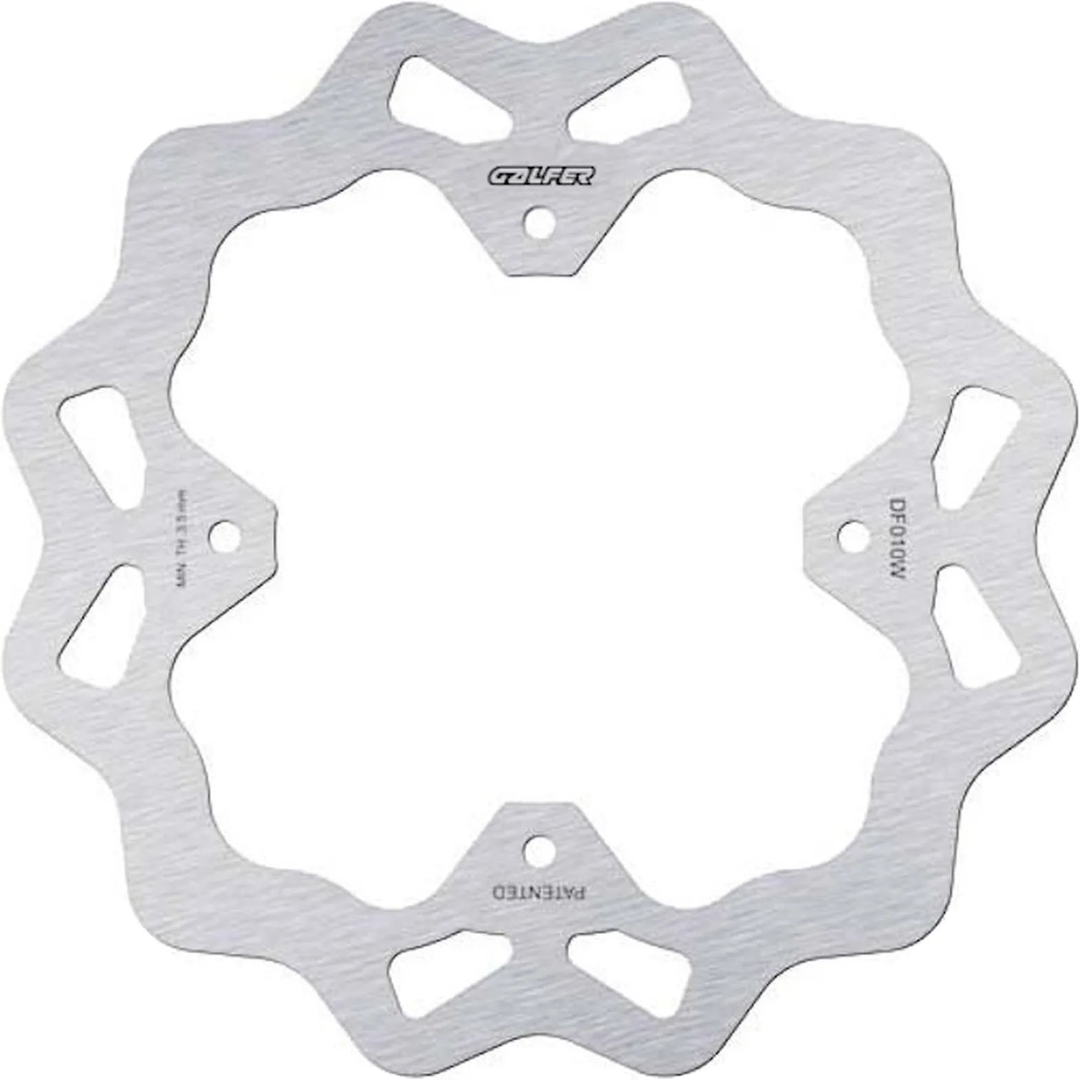 Rear Fixed Wave Brake Disc - Galfer Compatible With Hm Crm F 125 X (2008)