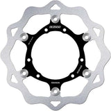 Front Floating Wave Brake Disc - Galfer Compatible With Hm Cre 300 X (2009)