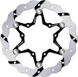 Front Floating Oversized Grooved Wave Brake Disc - Galfer Compatible With Hm Cre 300 X (2009)