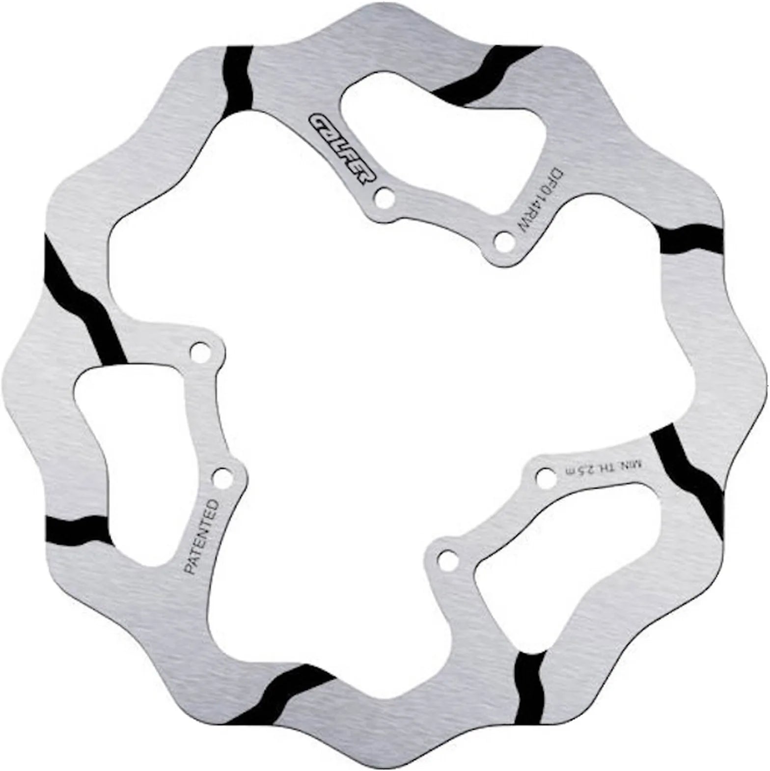 Front Fixed Grooved Wave Brake Disc - Galfer Compatible With Sur Ron Ultra Bee Carbon (2024)