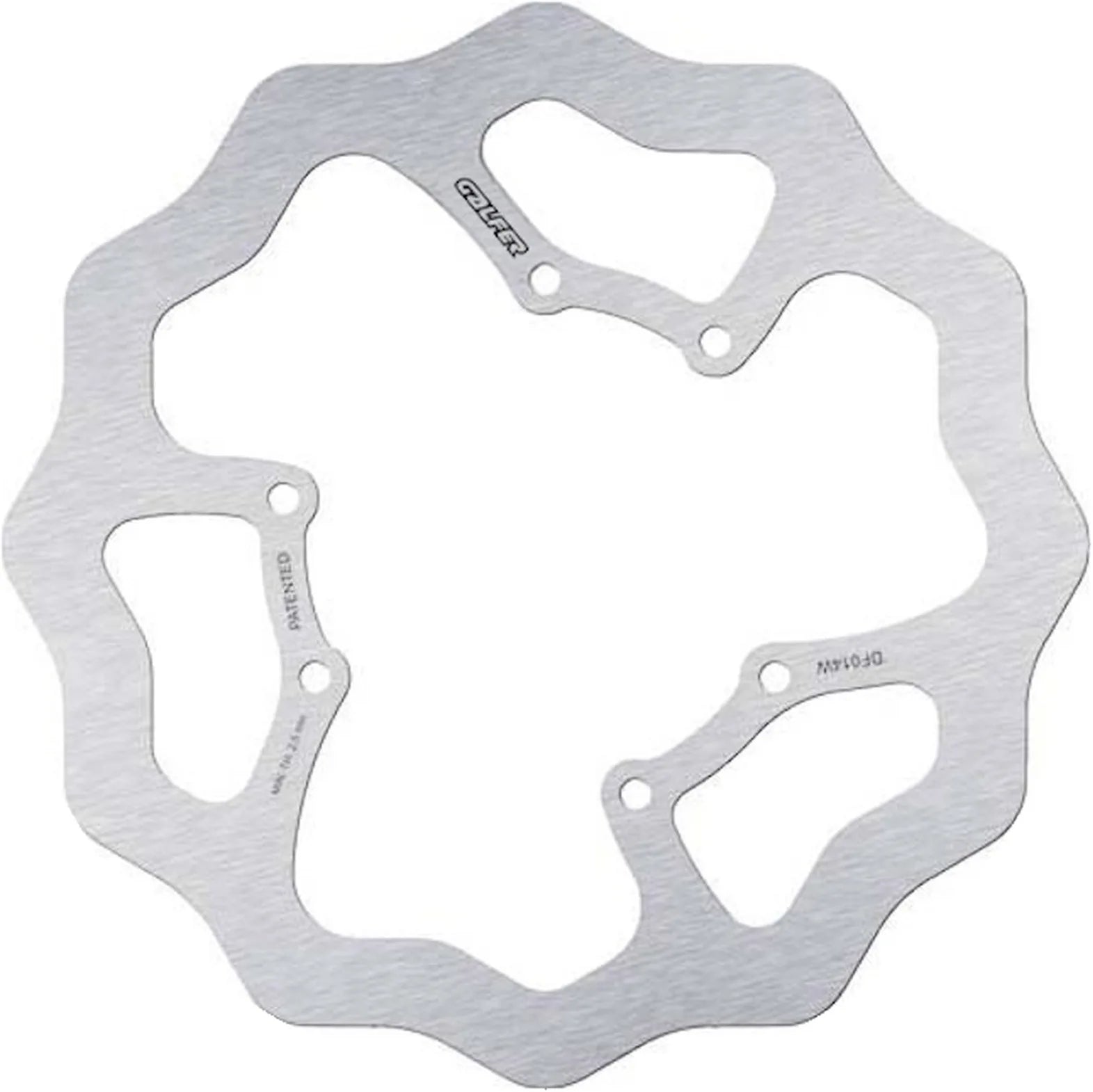 Front Fixed Wave Brake Disc - Galfer Compatible With Hm Cre 450 F (2003)