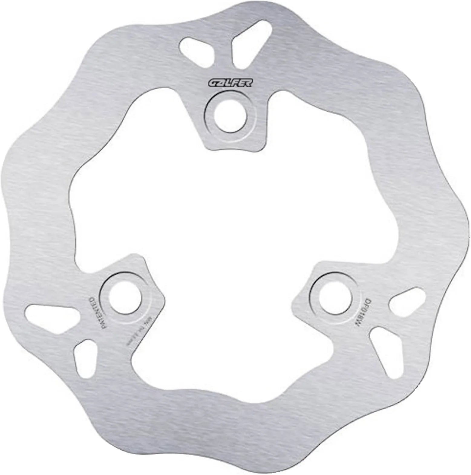 Front Fixed Wave Brake Disc - Galfer Compatible With Cagiva Passing 125 (1995)