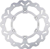 Front Fixed Wave Brake Disc - Galfer Compatible With Honda Ntv 650 Revere (1991)