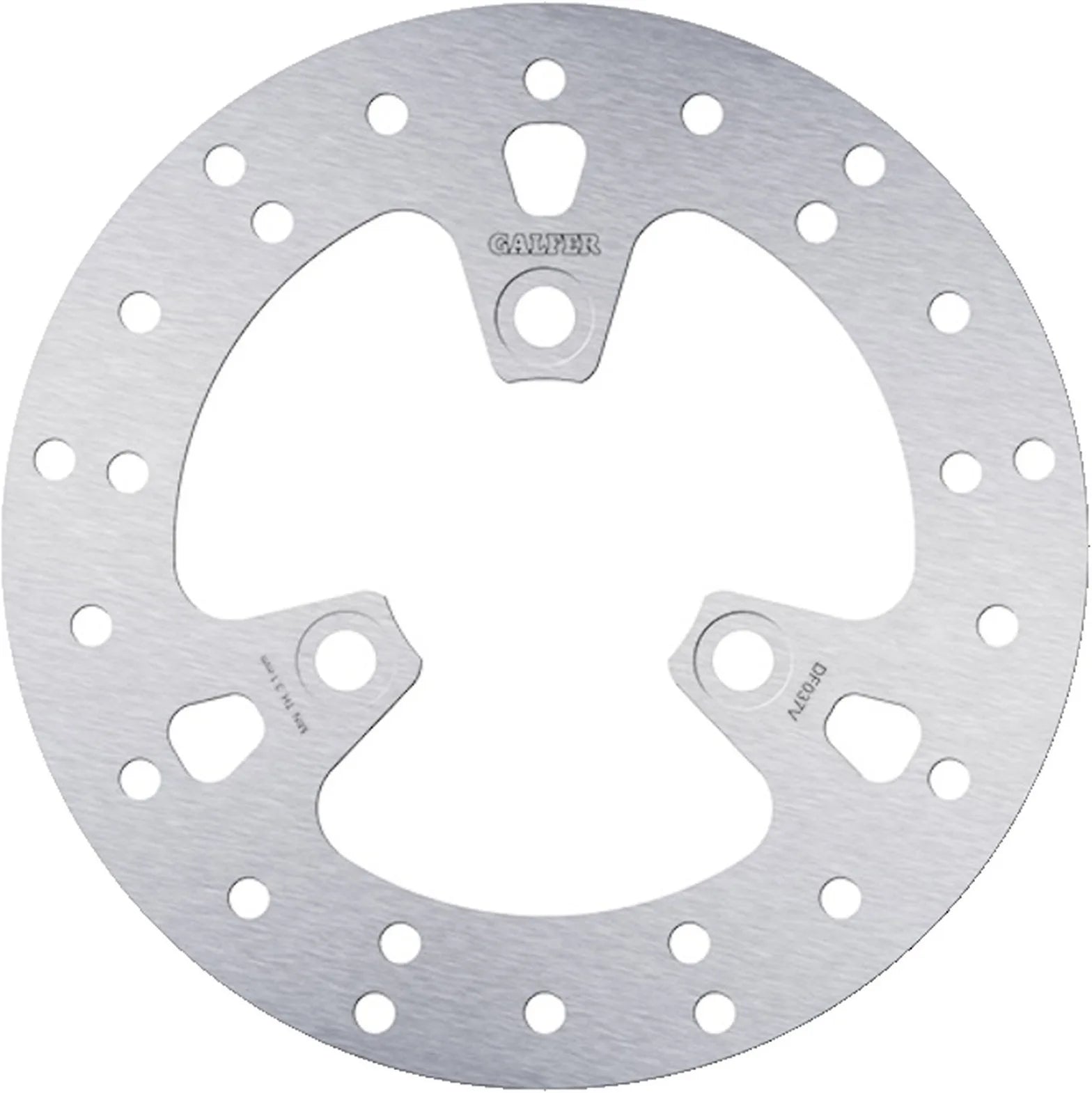 Front Fixed Round Brake Disc - Galfer Compatible With Pgo Pms 50 (1999)