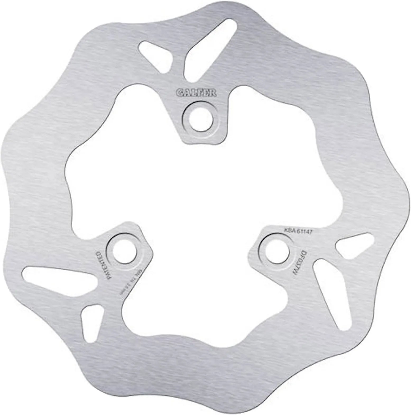 Front Fixed Wave Brake Disc - Galfer Compatible With Pgo T-Rex 110 (1999)