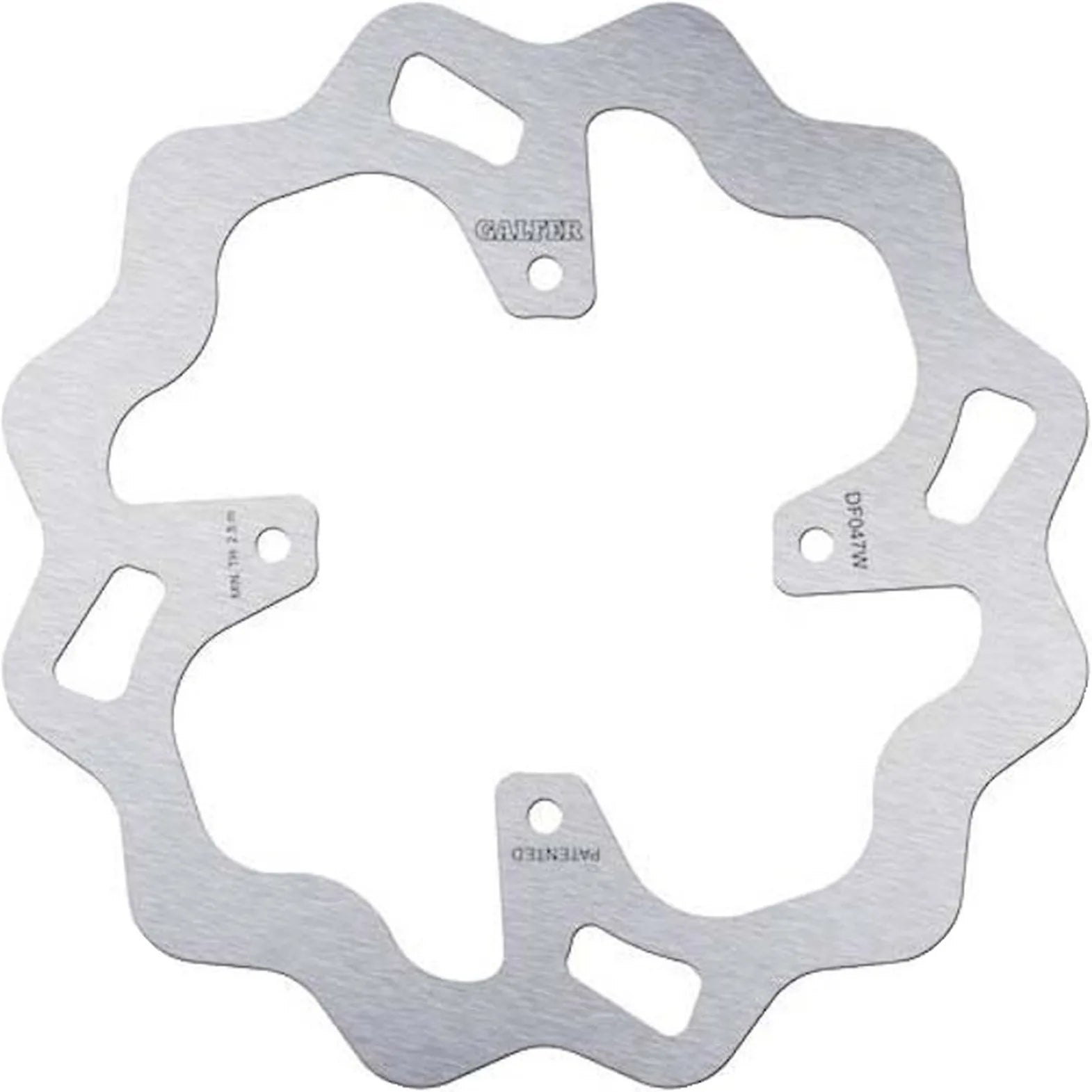 Rear Fixed Wave Brake Disc - Galfer Compatible With Hm Crf 150 R - R2 (2008)
