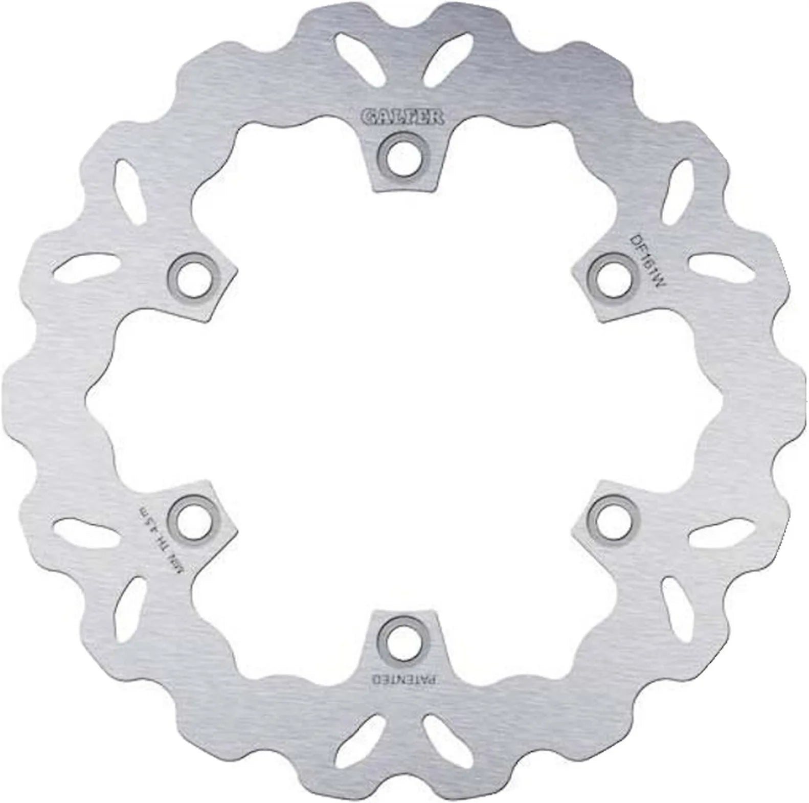 Rear Fixed Wave Brake Disc - Galfer Compatible With Kawasaki Zzr 1100 (1990-1992)