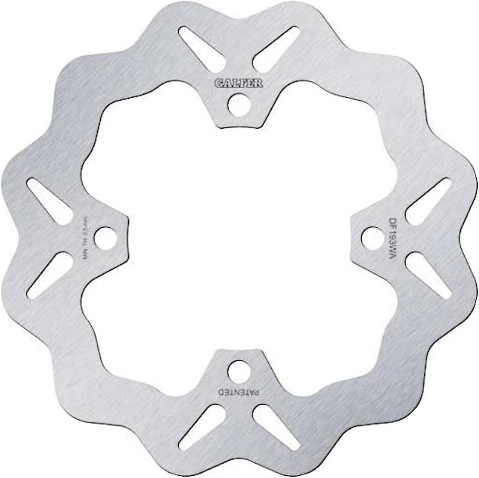 Rear Fixed Wave Brake Disc - Galfer Compatible With Kawasaki Zx 6Rr (2003-2004)