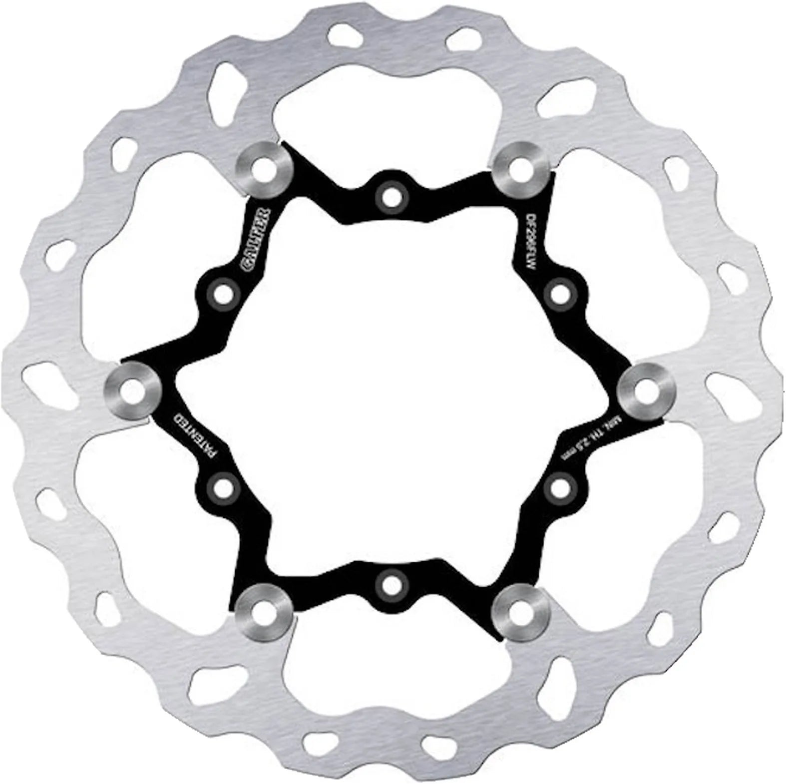 Front Floating Wave Brake Disc - Galfer Compatible With Yamaha Yz 450 F (2020)