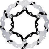 Front Floating Grooved Wave Brake Disc - Galfer Compatible With Fantic Motor Xxf 250 Black (2024)