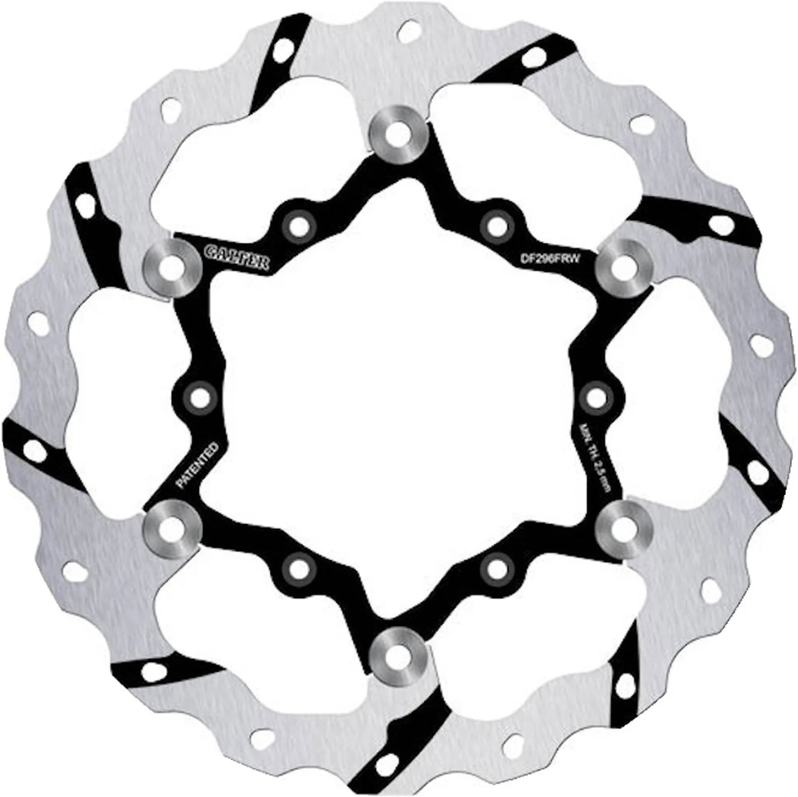 Front Floating Grooved Wave Brake Disc - Galfer Compatible With Fantic Motor Xxf 450 (2021)
