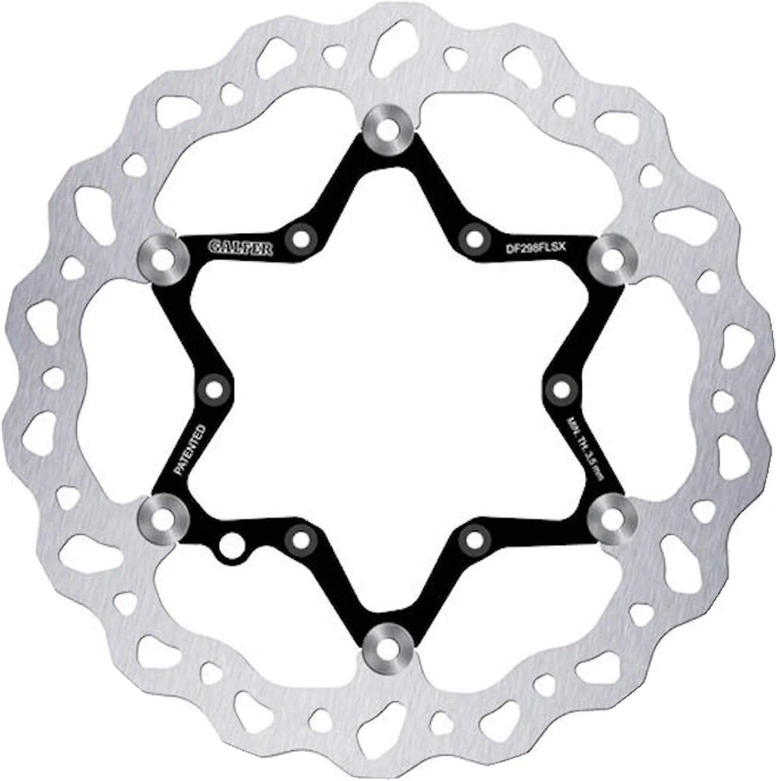 Front Floating Oversized Wave Brake Disc - Galfer Compatible With Fantic Motor Xef 450 (2021)