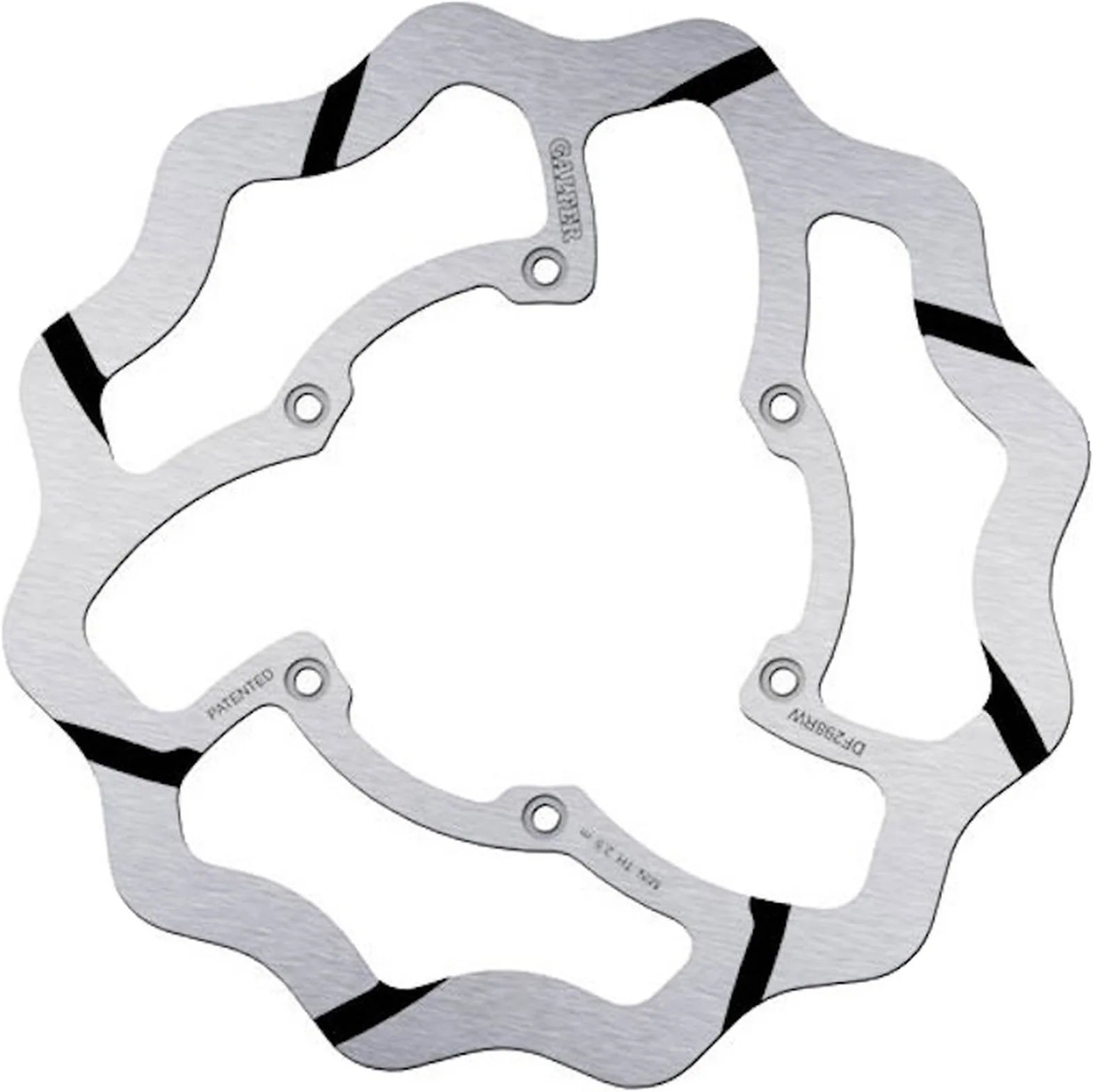 Front Fixed Grooved Wave Brake Disc - Galfer Compatible With Fantic Motor Xef 250 4T (2021-2023)