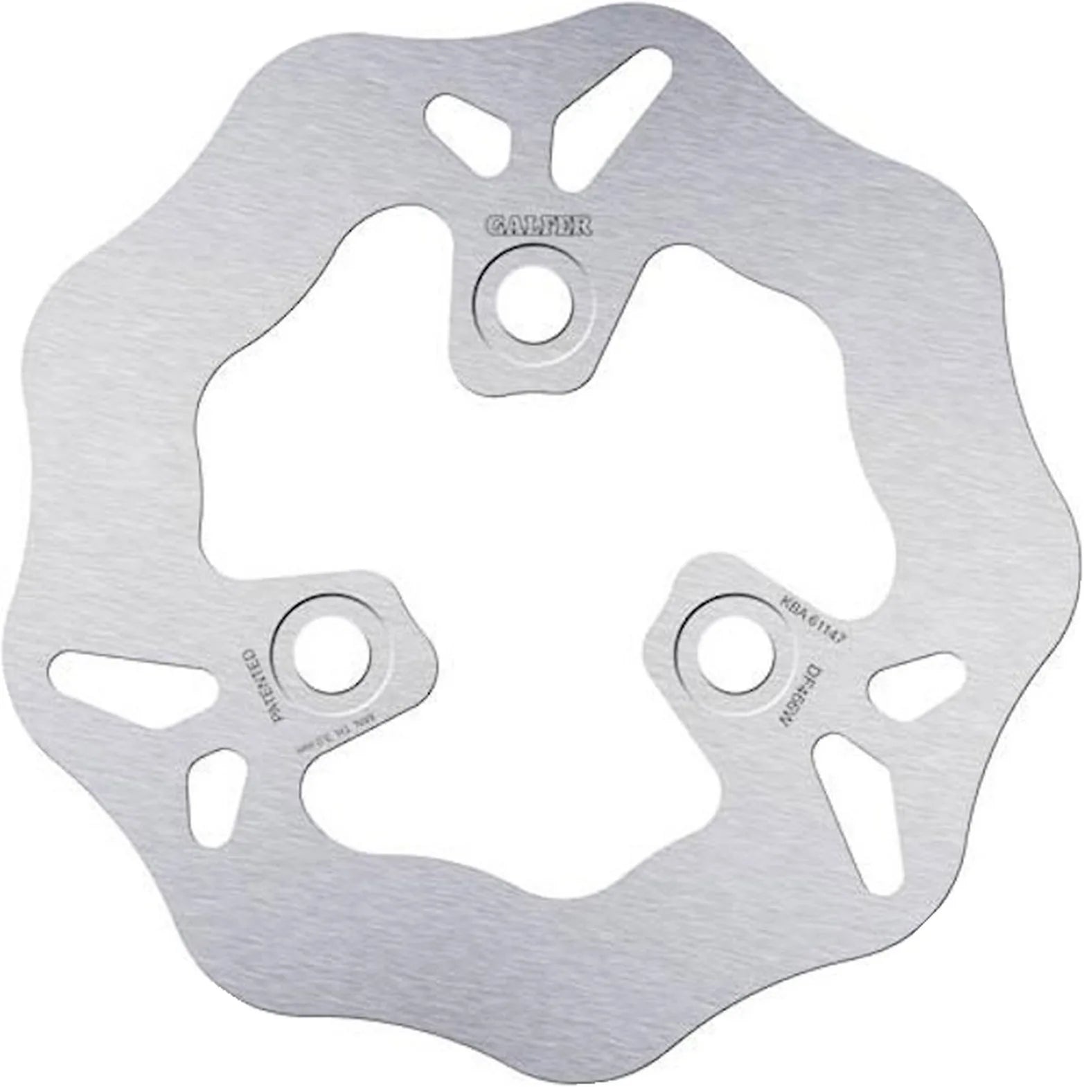 Rear Fixed Wave Brake Disc - Galfer Compatible With Garelli 50 Big Wheels (1994)