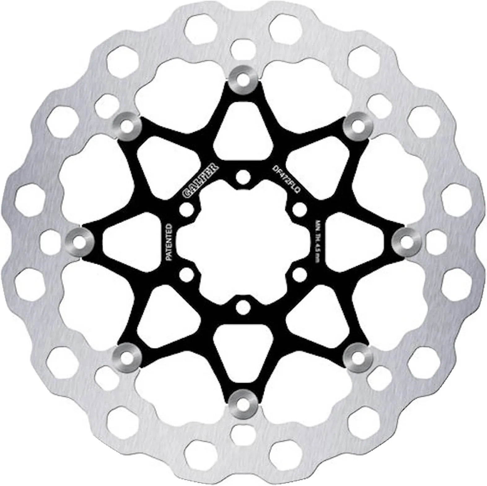 Front Floating Cubic Brake Disc - Galfer Compatible With Victory Magnum X1 1731 (2017)