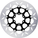 Rear Floating Round Brake Disc - Galfer Compatible With Indian Motorcycle Chief Blackhawk 1720 (2011)