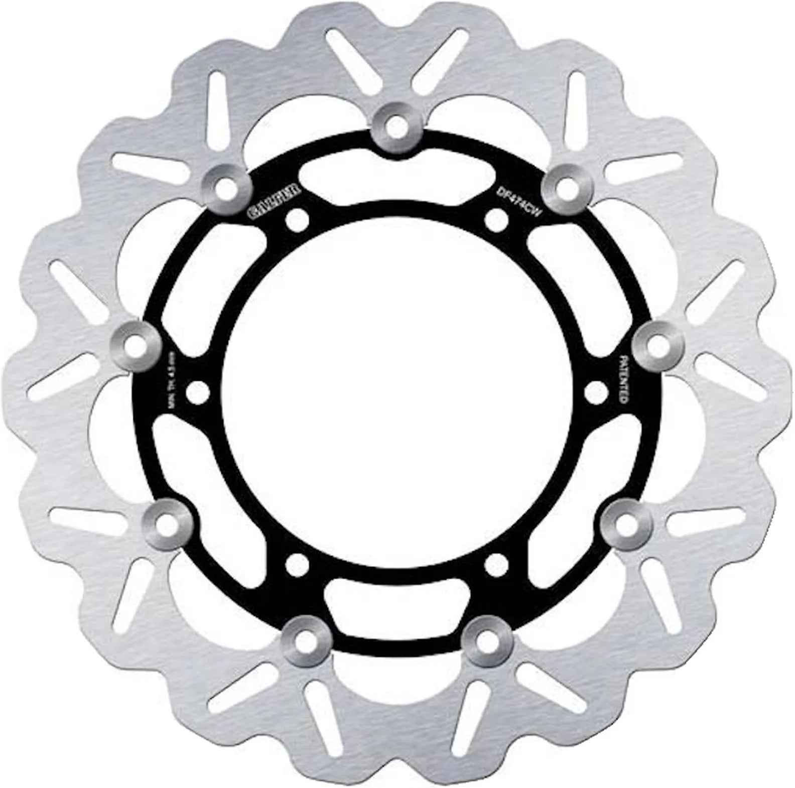 Front Floating Wave Brake Disc - Galfer Compatible With Yamaha Yzf-R6 600 (1999-2002)