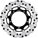 Front Floating Grooved Wave Brake Disc - Galfer Compatible With Yamaha Xvs 1300 Stryker Usa (2011)