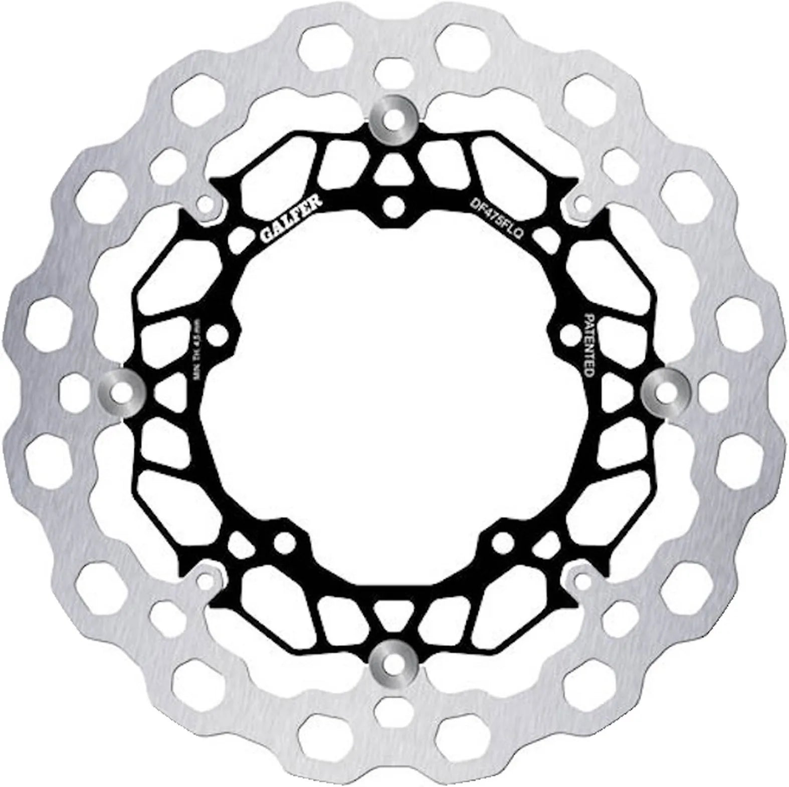 Front Floating Cubic Brake Disc - Galfer Compatible With Yamaha Yzf-R1 M 1000 (2015-2024)
