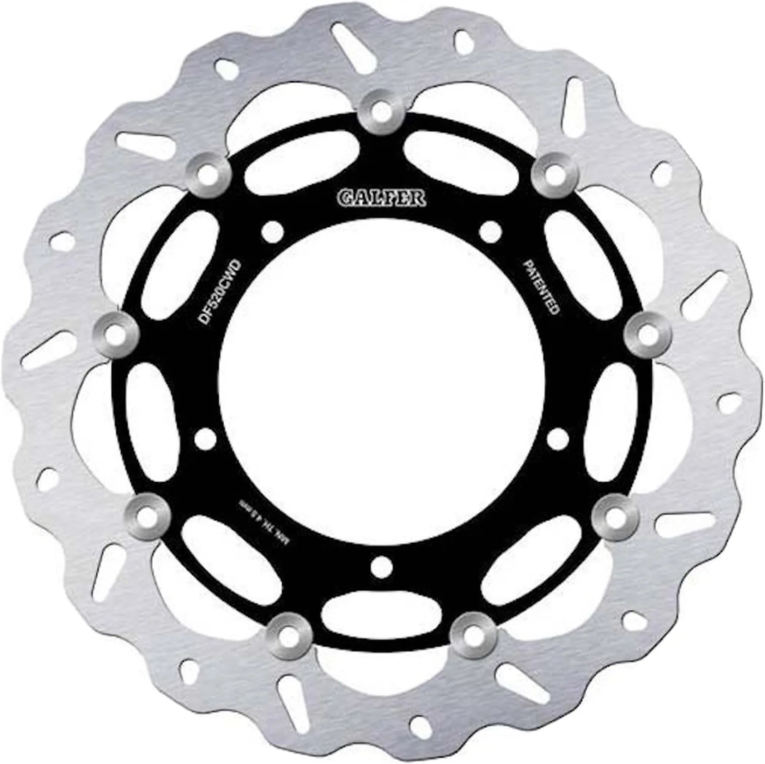 Front Floating Wave Brake Disc - Galfer Compatible With Yamaha Yzf-R1 1000 (2009-2011)