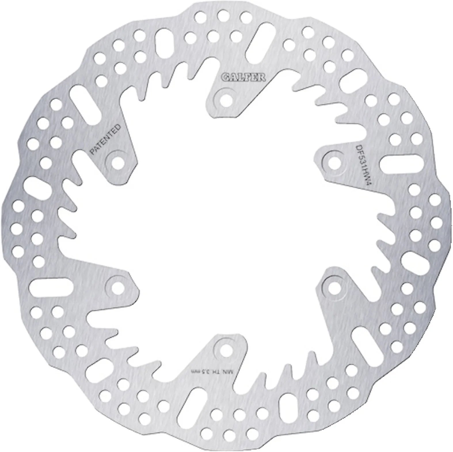 Rear Fixed Shark Brake Disc - Galfer Compatible With Fantic Motor Xxf 450 Black (2024)