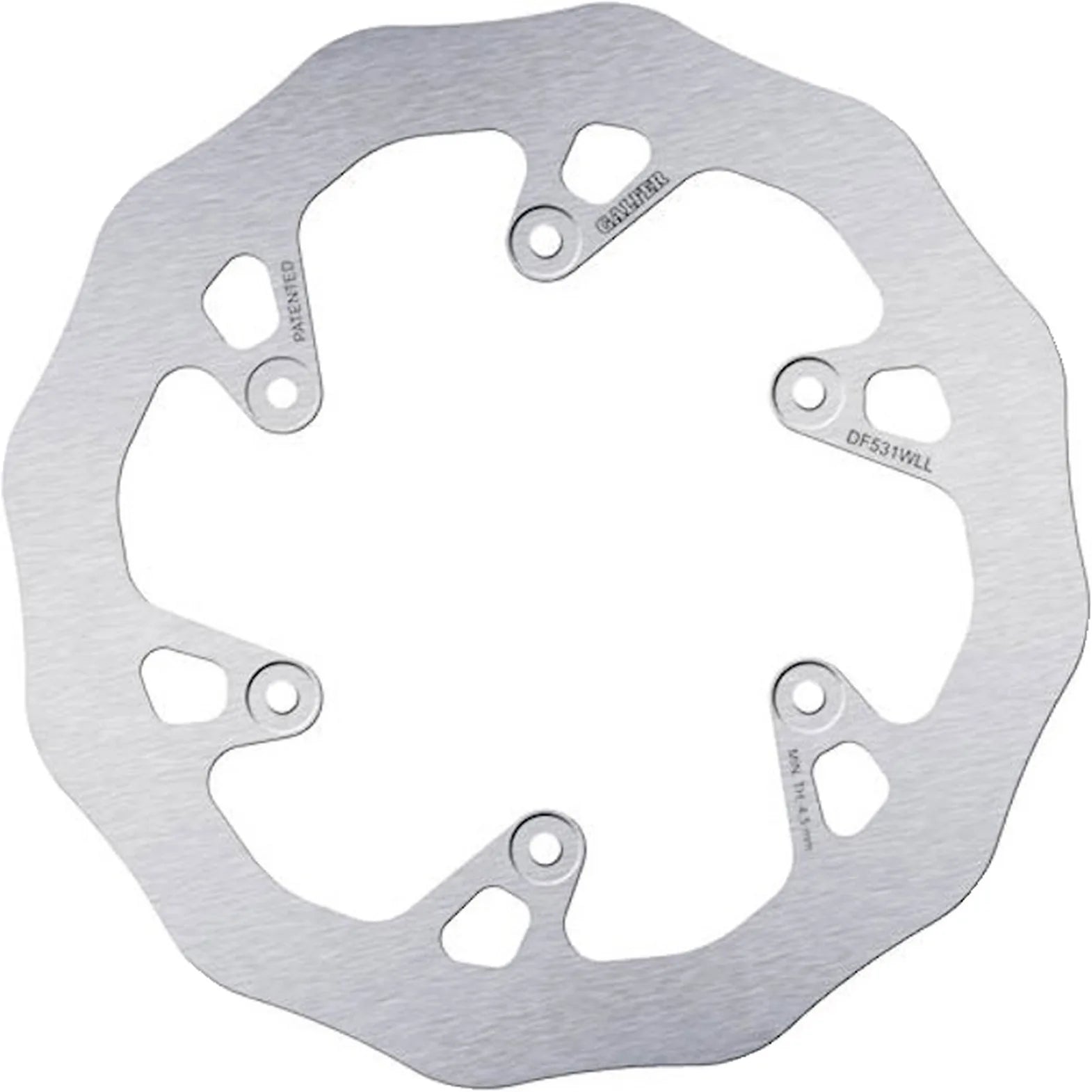 Rear Fixed Wave Brake Disc - Galfer Compatible With Fantic Motor Xef 450 (2021)