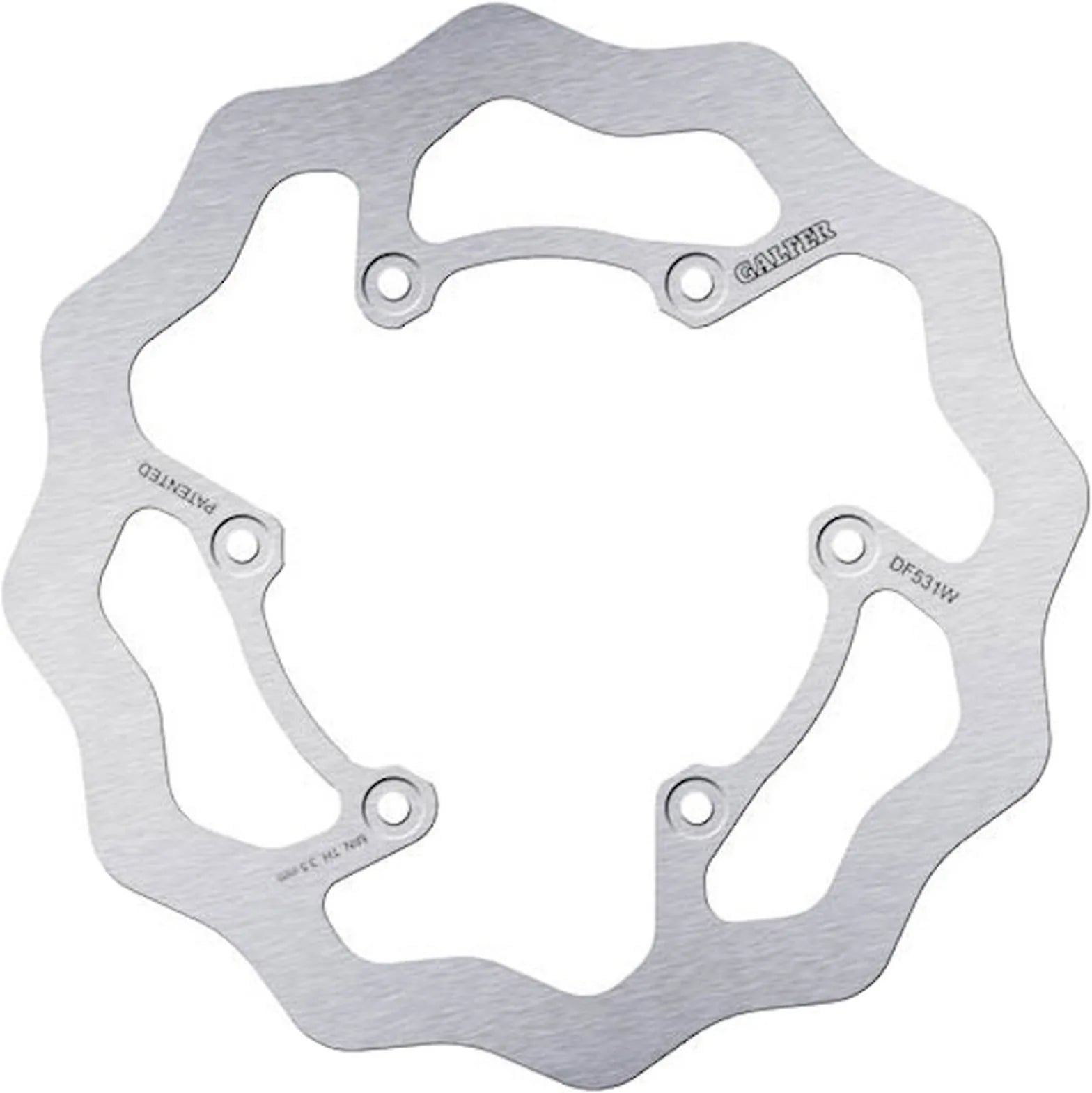 Rear Fixed Wave Brake Disc - Galfer Compatible With Fantic Motor Xxf 450 (2021)