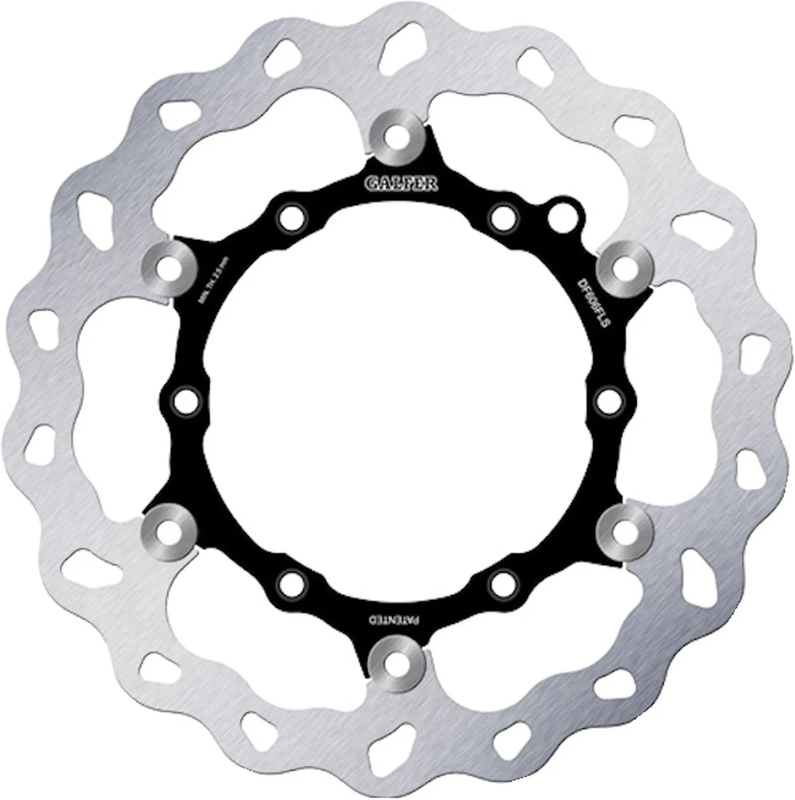 Front Floating Oversized Wave Brake Disc - Galfer Compatible With Husaberg 300 Te (2011)