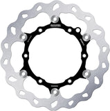 Front Floating Oversized Wave Brake Disc - Galfer Compatible With Husqvarna 350 Fc (2014)