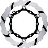 Front Floating Grooved Wave Brake Disc - Galfer Compatible With Alfer 125 Vr 4T No Limits (2003)