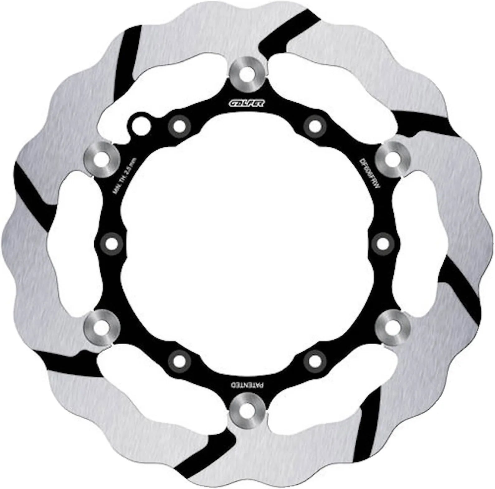 Front Floating Grooved Wave Brake Disc - Galfer Compatible With Husaberg 125 Te (2011)