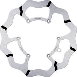 Front Fixed Oversized Grooved Wave Brake Disc - Galfer Compatible With Alfer 125 Vr 4T No Limits (2003)