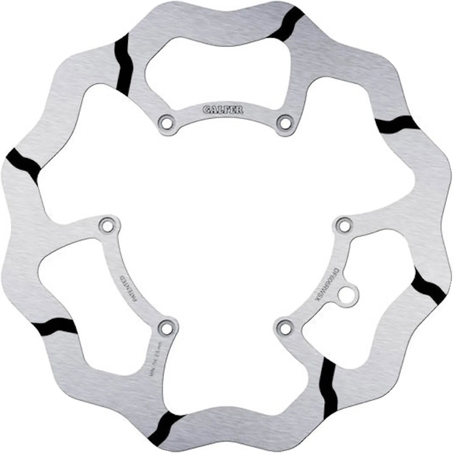 Front Fixed Oversized Grooved Wave Brake Disc - Galfer Compatible With Husaberg 350 Fe (2013)
