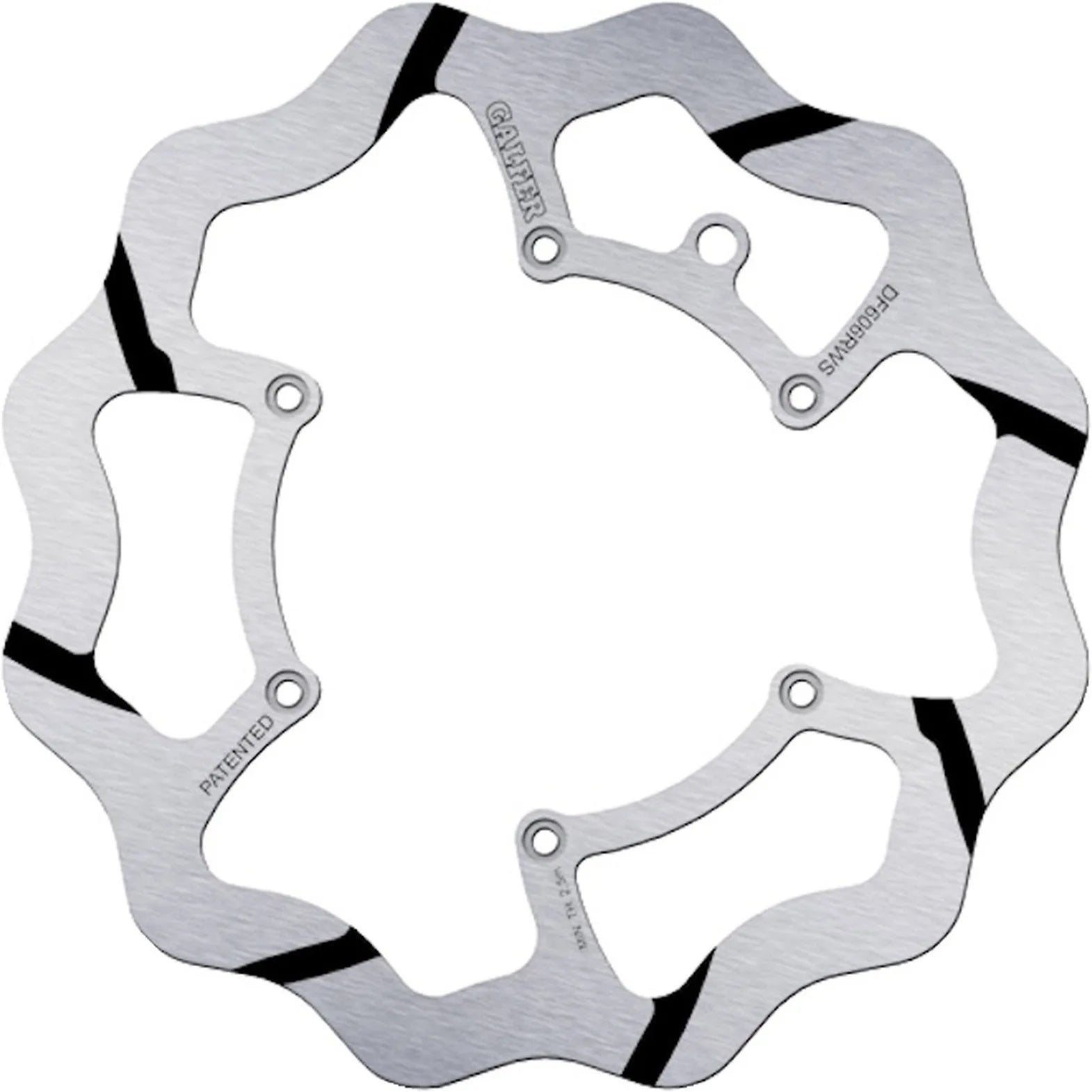Front Fixed Oversized Grooved Wave Brake Disc - Galfer Compatible With Husaberg 390 Fe (2010)