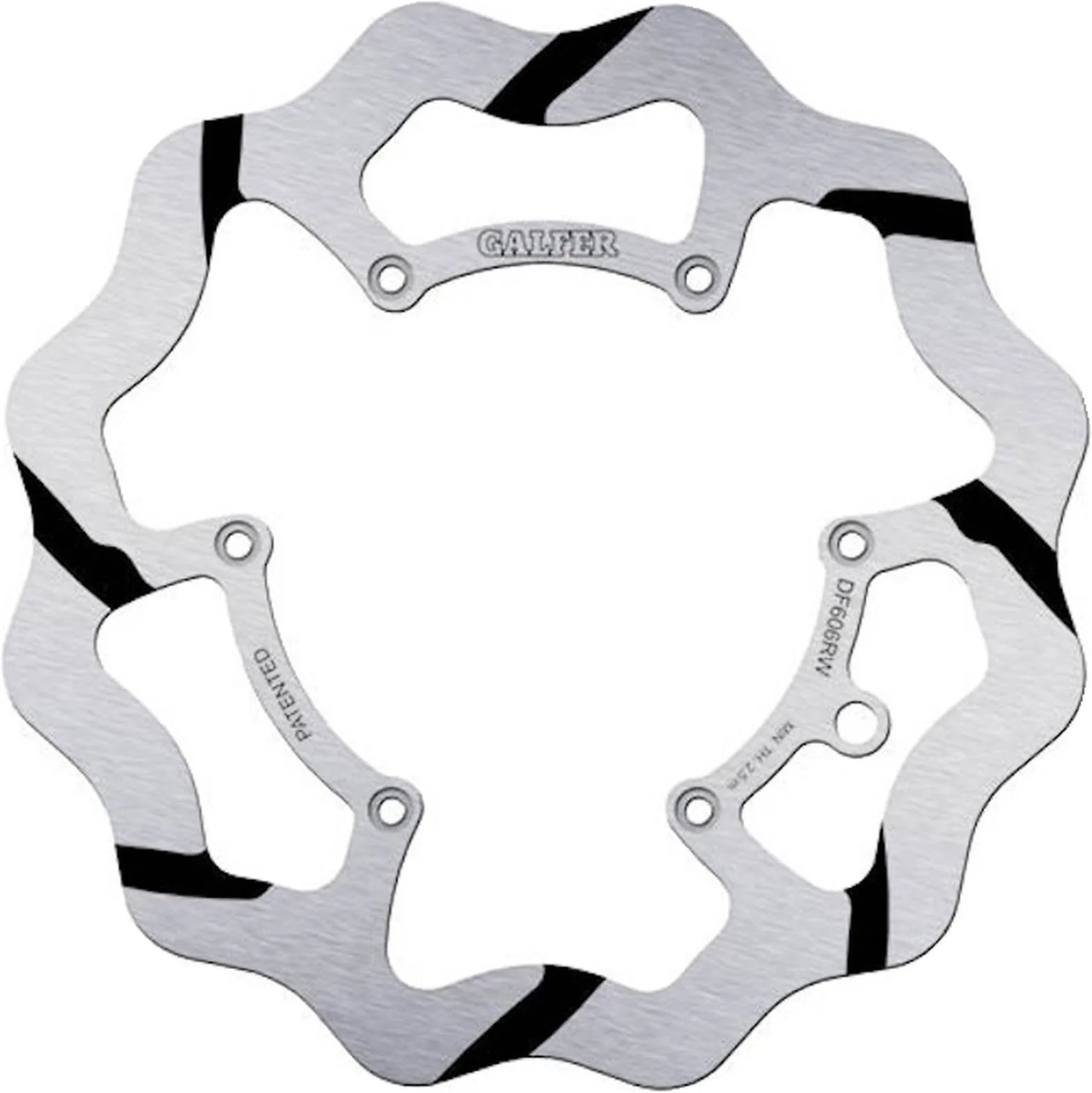 Front Fixed Grooved Wave Brake Disc - Galfer Compatible With Husaberg 125 Te (2011)