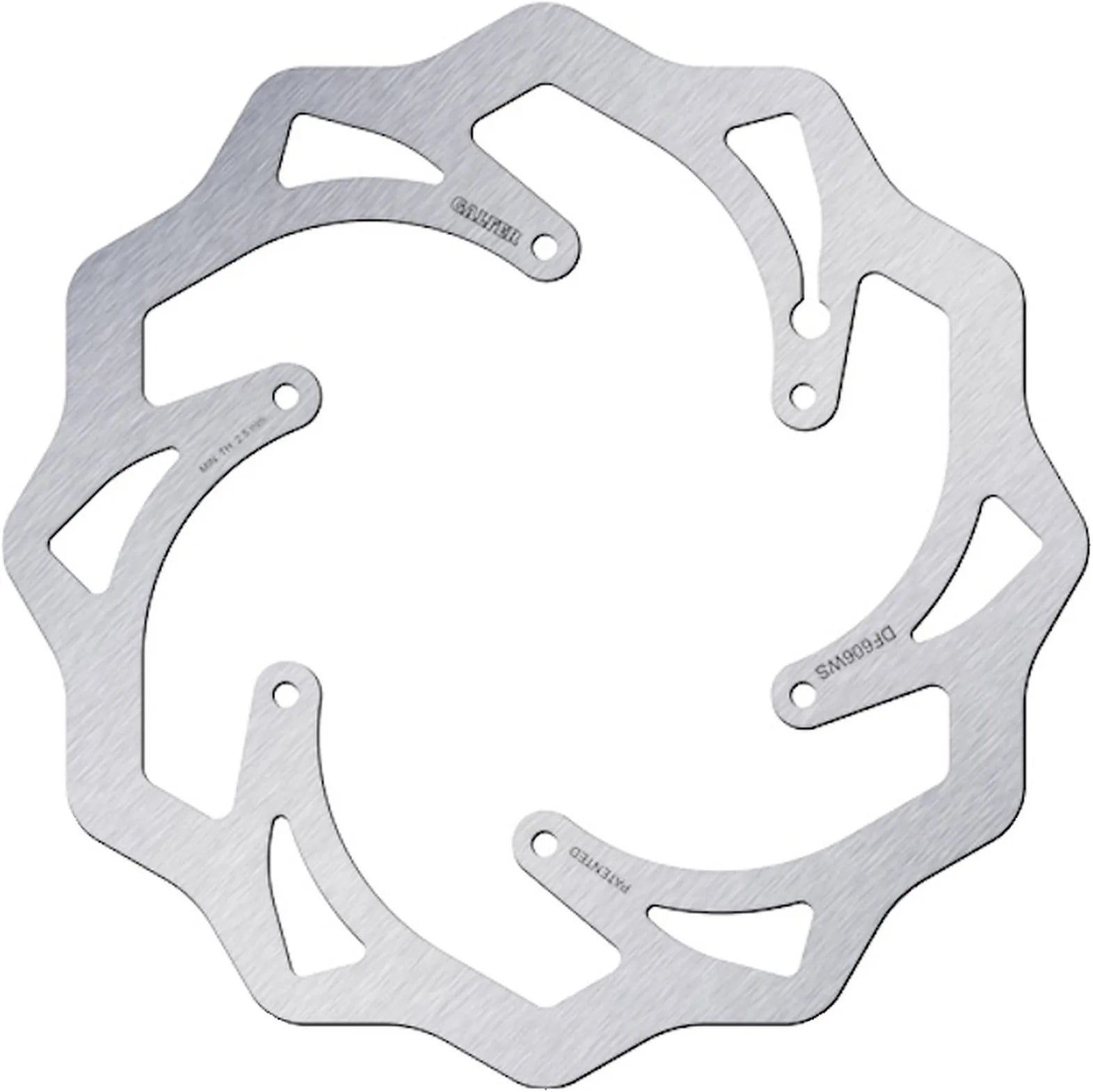 Front Fixed Oversized Wave Brake Disc - Galfer Compatible With Husaberg 125 Te (2011)