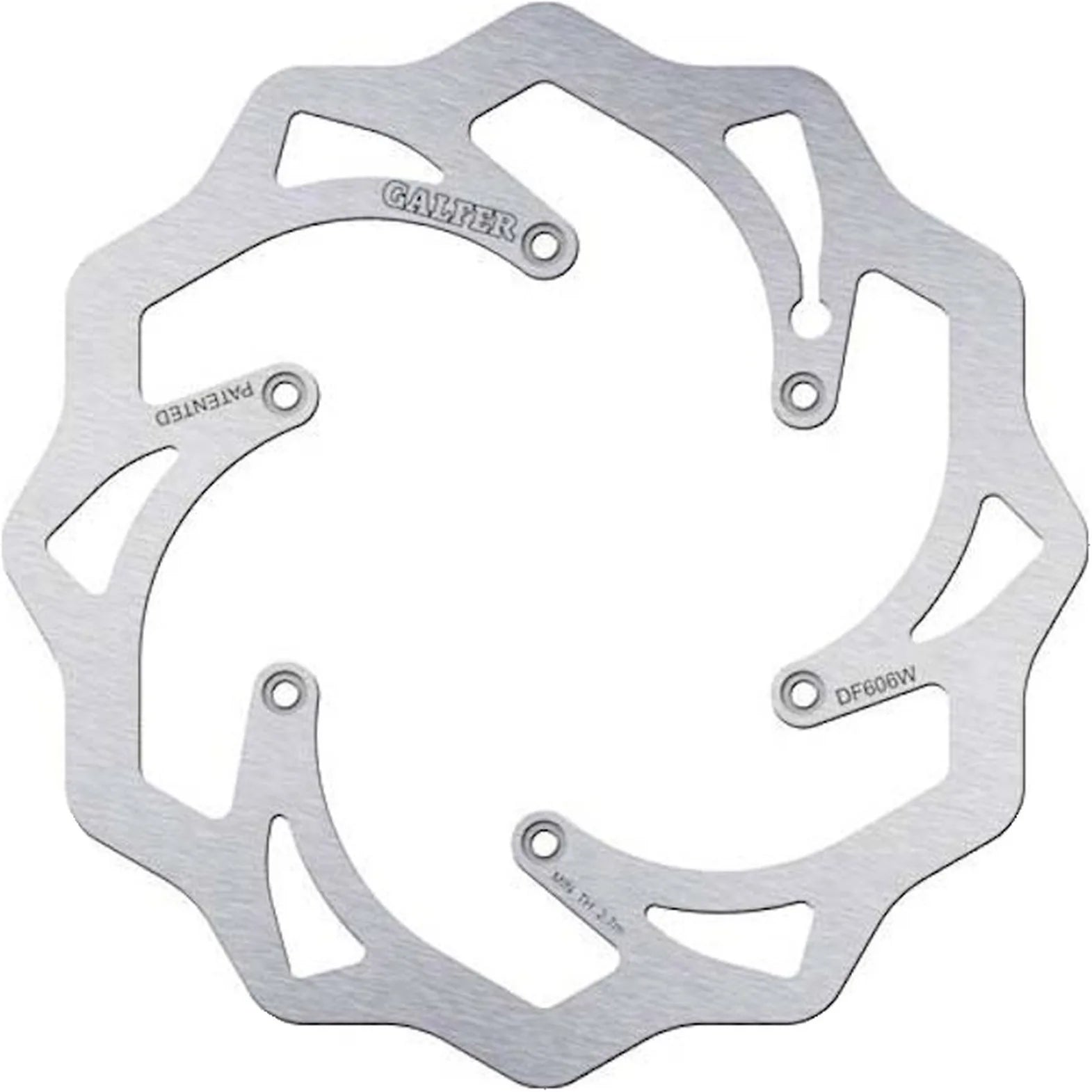 Front Fixed Wave Brake Disc - Galfer Compatible With Husaberg 125 Te (2011)