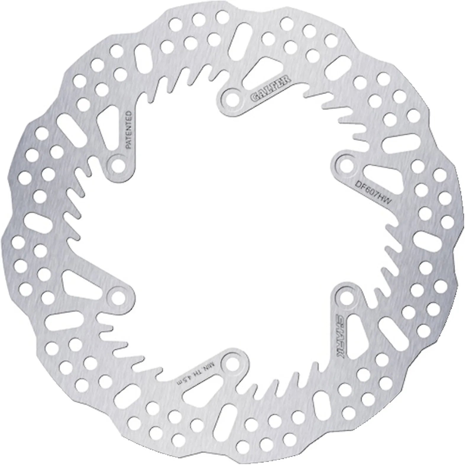 Rear Fixed Shark Brake Disc - Galfer Compatible With Ktm 250 Sx (1994-2002)