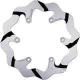 Rear Fixed Oversized Grooved Wave Brake Disc - Galfer Compatible With Alfer 125 Vr 4T (2003)