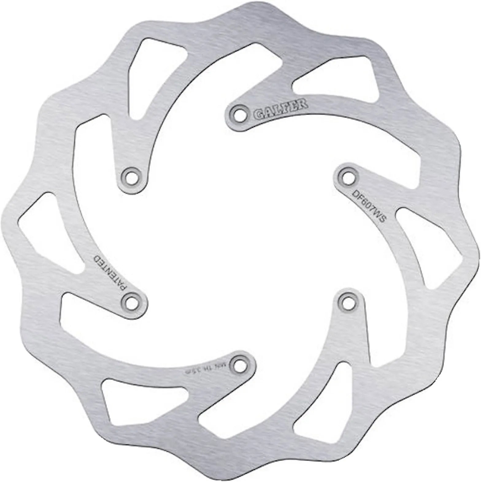 Rear Fixed Oversized Wave Brake Disc - Galfer Compatible With Alfer 125 Vr 4T (2003)