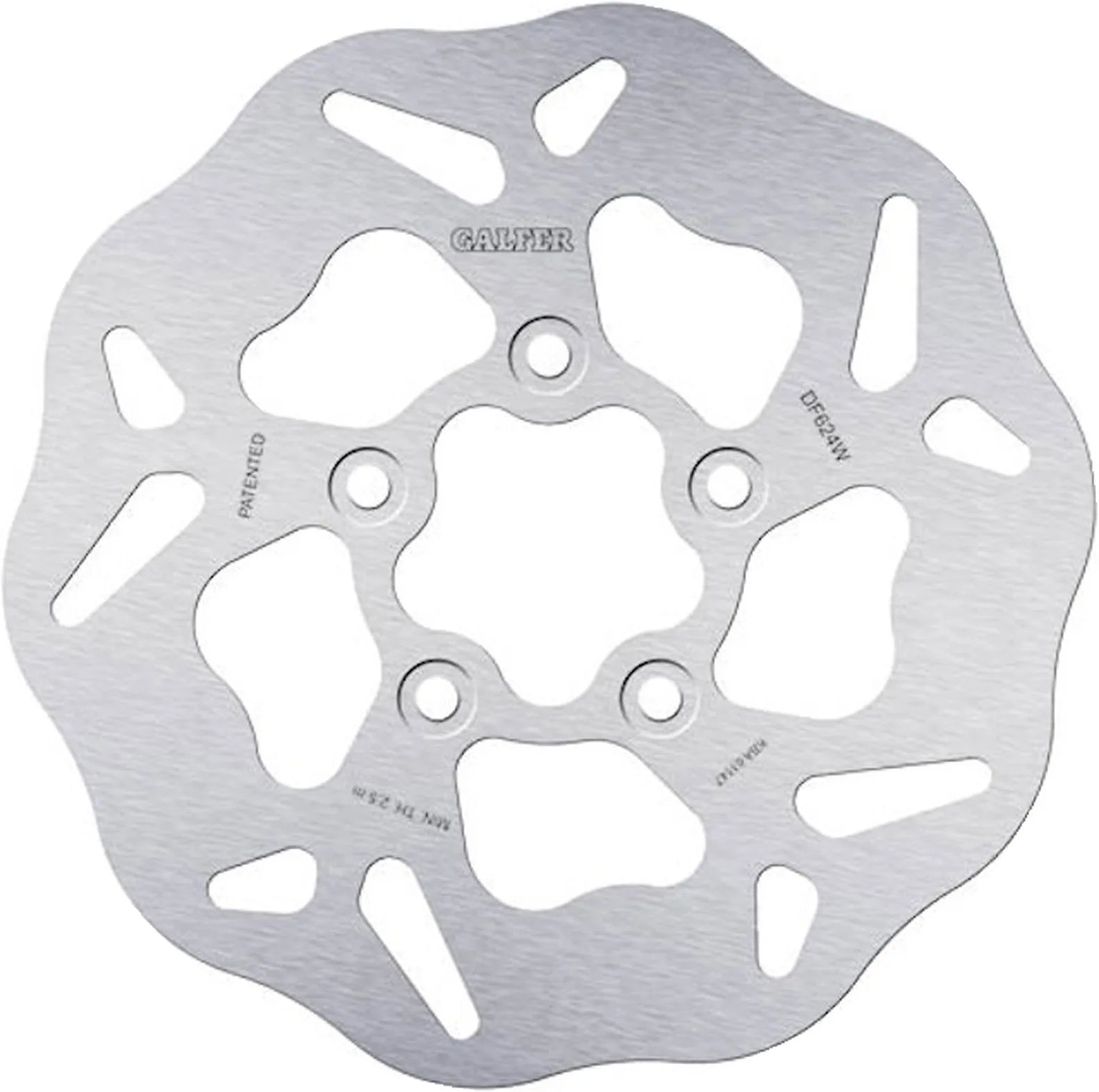 Front Fixed Wave Brake Disc - Galfer Compatible With Italjet Formula 50 (1994-1999)
