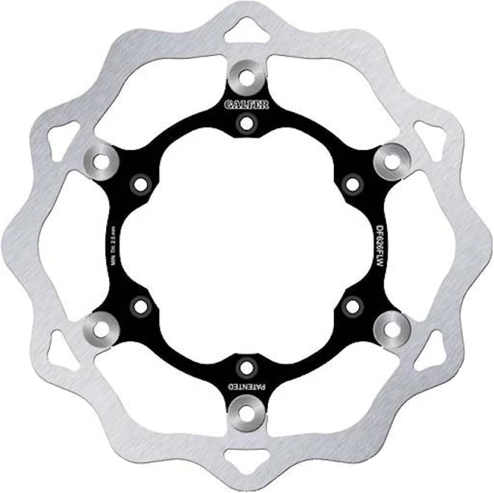 Front Floating Wave Brake Disc - Galfer Compatible With Husaberg 350 Fe (1995-1999)